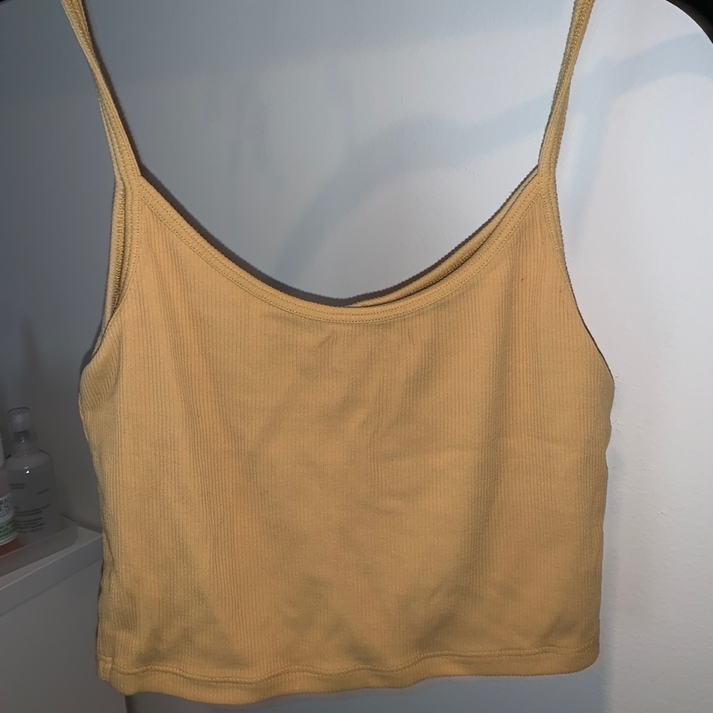 Yellow Brandy Melville tank top